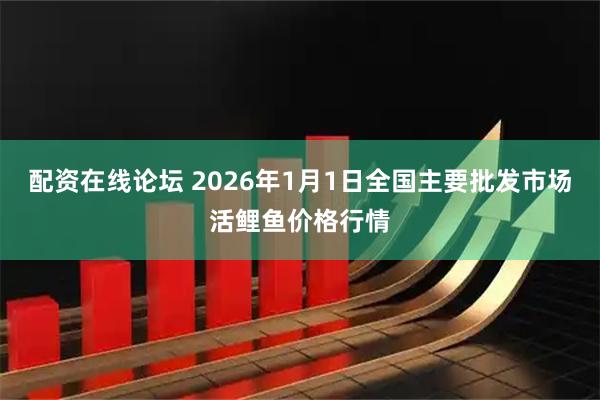 配资在线论坛 2026年1月1日全国主要批发市场活鲤鱼价格行情